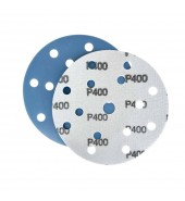 Шлифлист d150 мм 15 отверстий P400 (цирконий на пленке) Гамматест SL312BP400