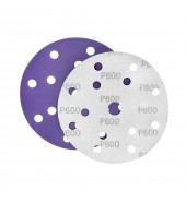 Шлифлист d150 мм 15 отверстий P600 (керамика на бумаге) Гамматест SL737PP600