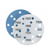 Шлифлист d150 мм 15 отверстий P600 (цирконий на пленке) Гамматест SL312BP600