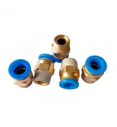 Фитинг зажимной 8 мм, 1/8" НР GTA YPC08-01