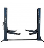 Установка 2-х стоечного подъемника г/п 5 т для коммерческого транспорта c нижней синхронизацией