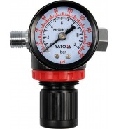 Регулятор давления (редуктор) 1/4" с манометром YATO (YT-2381)