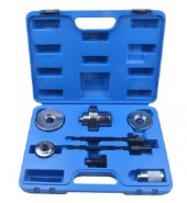 Набор инструментов для замены сайлентблоков 8пр.(VW POLO, SEAT LBIZA IV, CORDOBA, ALTEA, SKODA FABIA, ROOMSTER, AUDI A2) ROCK FORCE (RF-907T6)