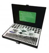 Набор метчиков и плашек метрический и дюймовый 60пр. ROCK FORCE (RF-M060-3)