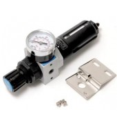 Фильтр-регулятор с индикатором давления для пневмосистем 1/4"(максимальное давление 10bar пропускная способность 200 л/мин температура воздуха 5-60С.5 ROCK FORCE (RF-EW2000-02)